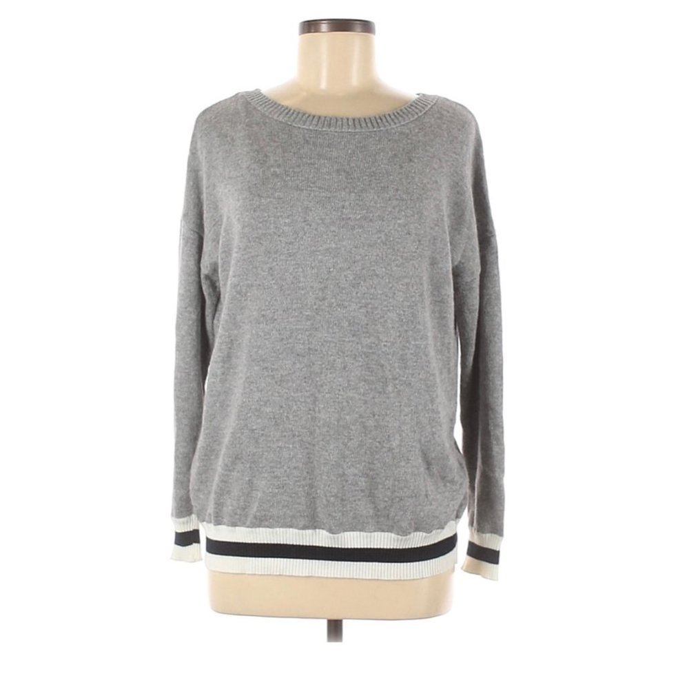 IF BY SEA Grey Sweater Open Back